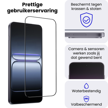 OnePlus Nord 5 Screenprotector Gehard Glas - Full Screen