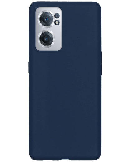 OnePlus Nord CE 2 Hoesje Siliconen - Donkerblauw