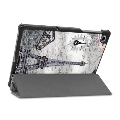 Lenovo Tab M10 FHD Plus 2nd Gen Trifold Bookcase Hoes - Eiffeltoren