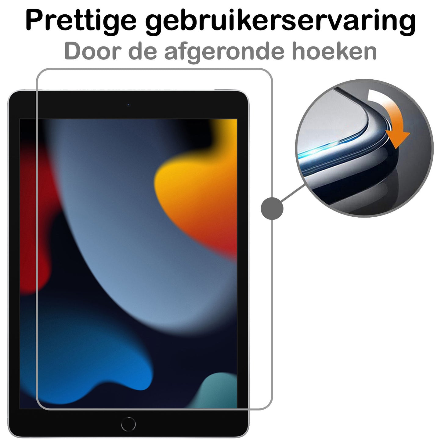 Screenprotector Geschikt voor iPad 9 Screenprotector Glas