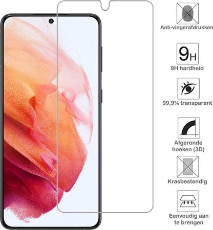 Samsung S21 Screenprotector Gehard Glas - Anti-kras