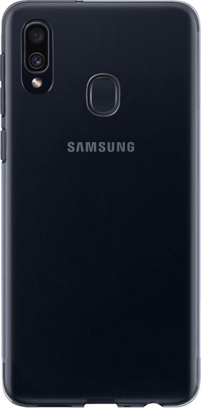 Samsung A30 Hoesje Siliconen Backcover Lichtgewicht - Transparant