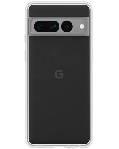 Google Pixel 7 Pro Hoesje Siliconen Backcover Lichtgewicht - Transparant