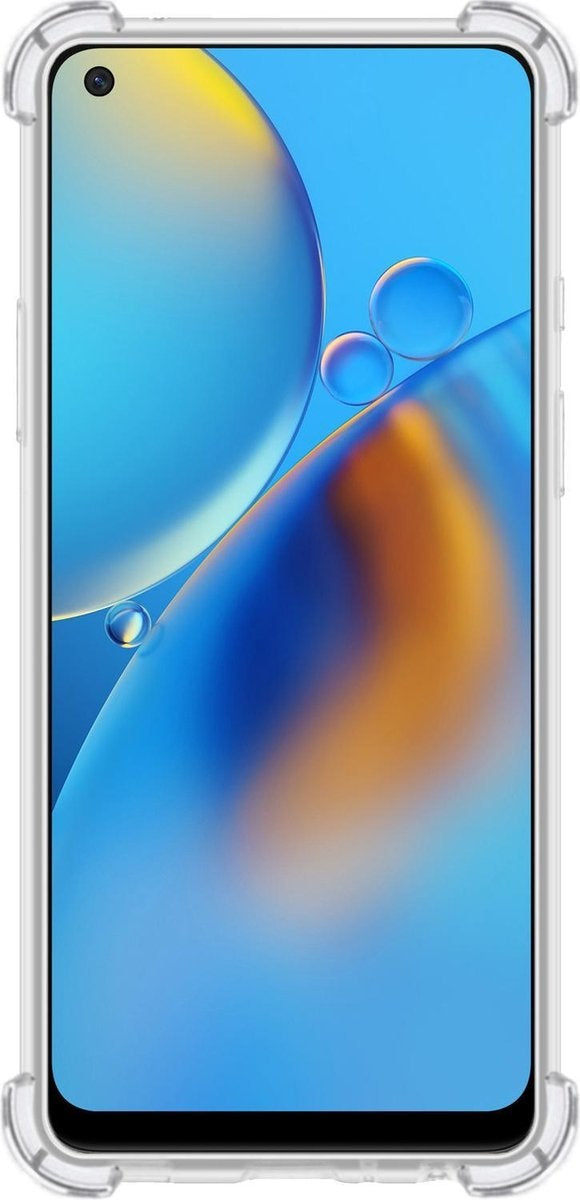 OPPO A74 5G Hoesje Shock Proof Siliconen - Transparant