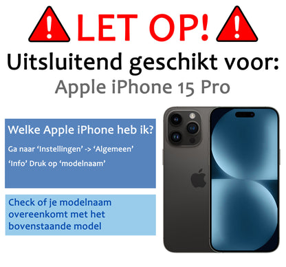 iPhone 15 Pro Hoesje Siliconen - Lichtblauw