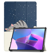 Lenovo Tab P11 Pro Trifold Bookcase Hoes met Penhouder Lenovo Pen - Kat