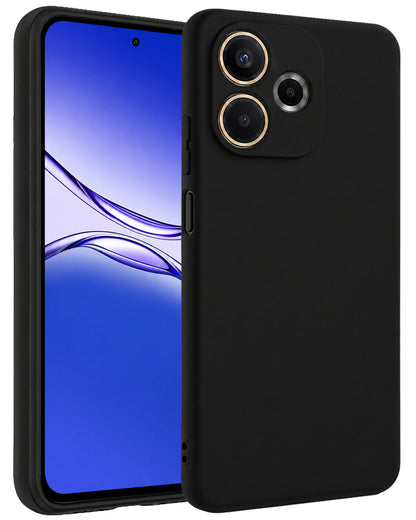OPPO A5 Pro Hoesje Siliconen Backcover Lichtgewicht - Zwart