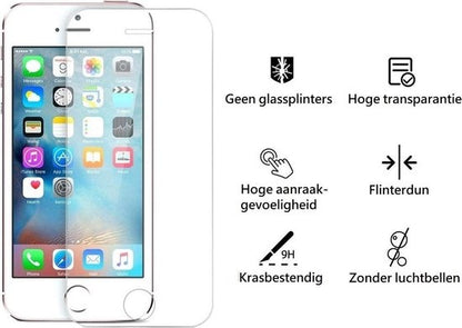 Screenprotector Geschikt voor iPhone 5 Screen Protector Screen Cover