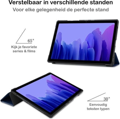 Samsung Galaxy Tab A7 Hoesje Book Case - Donkerblauw