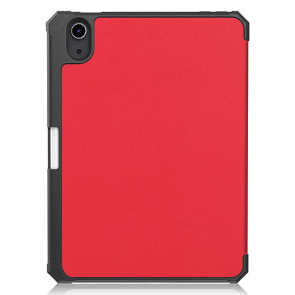iPad Mini 6 Trifold Bookcase Hoes met Penhouder voor Apple Pen - Rood
