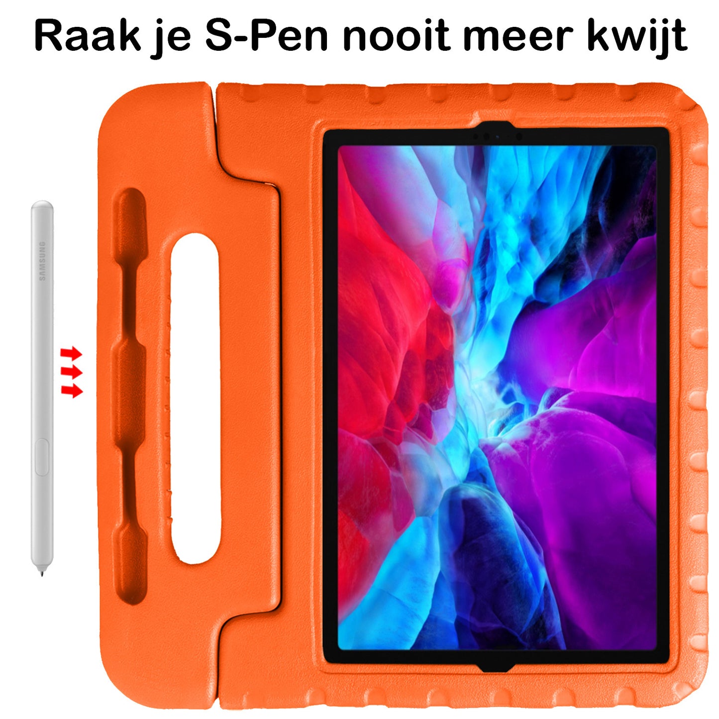 iPad Pro 2020 (11 inch) Hoesje Kids Cover Bumper - Oranje