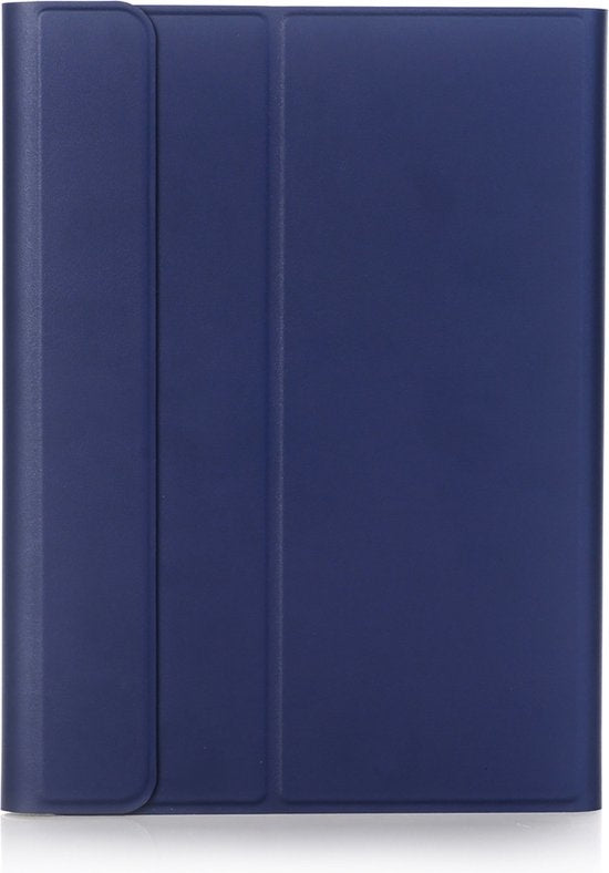 iPad 10.2 2020 Hoesje Toetsenbord Case Kunstleer - Donkerblauw