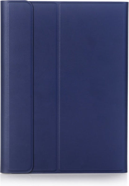 iPad 10.2 2020 Hoesje Toetsenbord Case Kunstleer - Donkerblauw