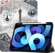 iPad Air 2020 Trifold Bookcase Hoes met Penhouder voor Apple Pen - Eiffeltoren