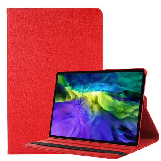 Samsung Galaxy Tab A8 Hoesje 360° Draaibare Book Case Kunstleer - Rood