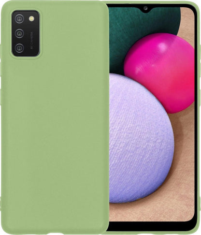 Samsung A02s Hoesje Siliconen - Groen