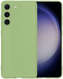 Samsung S23 Plus Hoesje Siliconen Backcover Lichtgewicht - Groen