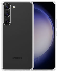 Samsung S23 Hoesje Siliconen Backcover Lichtgewicht - Transparant