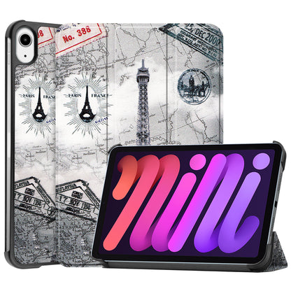 iPad Mini 6 Trifold Bookcase Hoes - Eiffeltoren