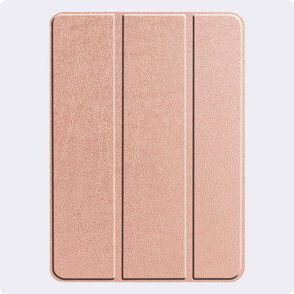iPad Pro 2024 (13 inch) Trifold Bookcase Hoes - Rosé goud
