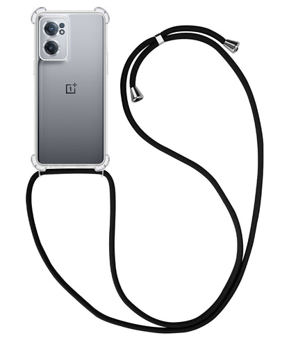OnePlus Nord CE 2 Hoesje met Koord Backcover Shockproof - Transparant