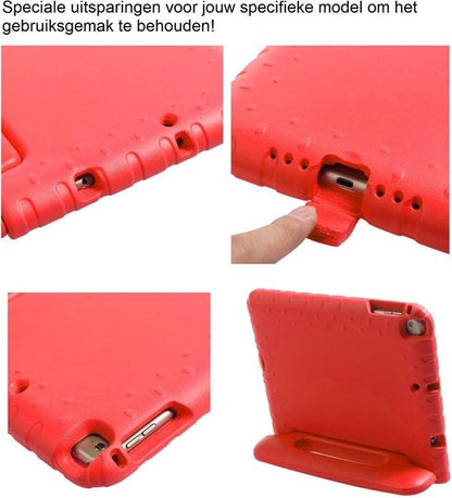 iPad Pro 10.5 / Air 3 Hoesje Kids Cover Bumper Met Screenprotector - Rood