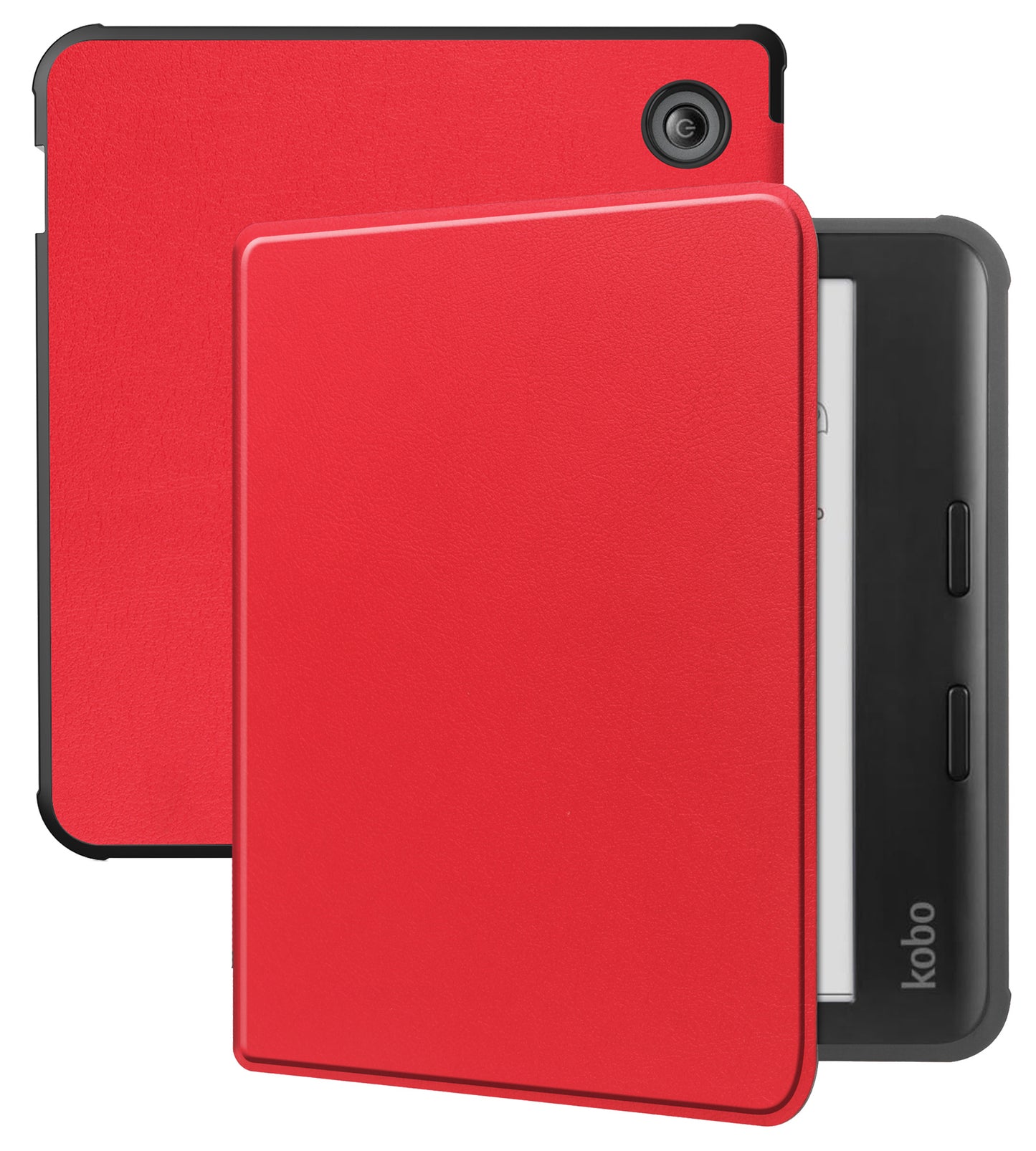 Kobo Libra Colour Hoesje Book Case - Rood