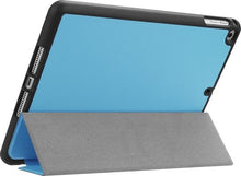 iPad 2017 Trifold Bookcase Hoes - Lichtblauw