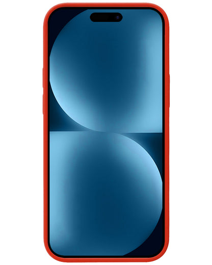 iPhone 15 Pro Max Hoesje Siliconen - Rood