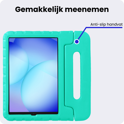Samsung Galaxy Tab A11 Kinderhoes Shockabsorberend Foam - Turquoise