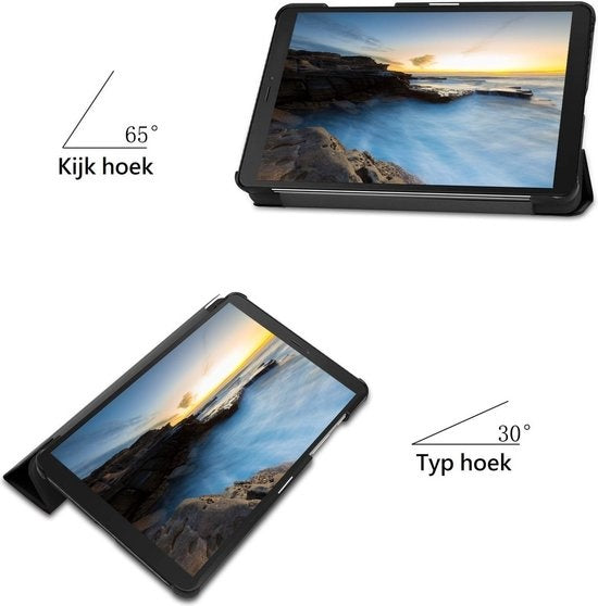 Samsung Galaxy Tab A 8.0 (2019) Hoesje Book Case - Paars