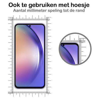 Samsung A54 Screenprotector Gehard Glas - Full Screen