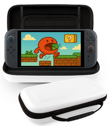 Nintendo Switch 2 Hard Cover Hoes met Spellen ruimte - Wit