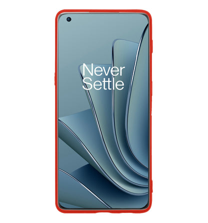 OnePlus 10 Pro Hoesje Siliconen - Rood