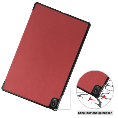 Lenovo Tab P11 Hoesje Book Case - Donkerrood