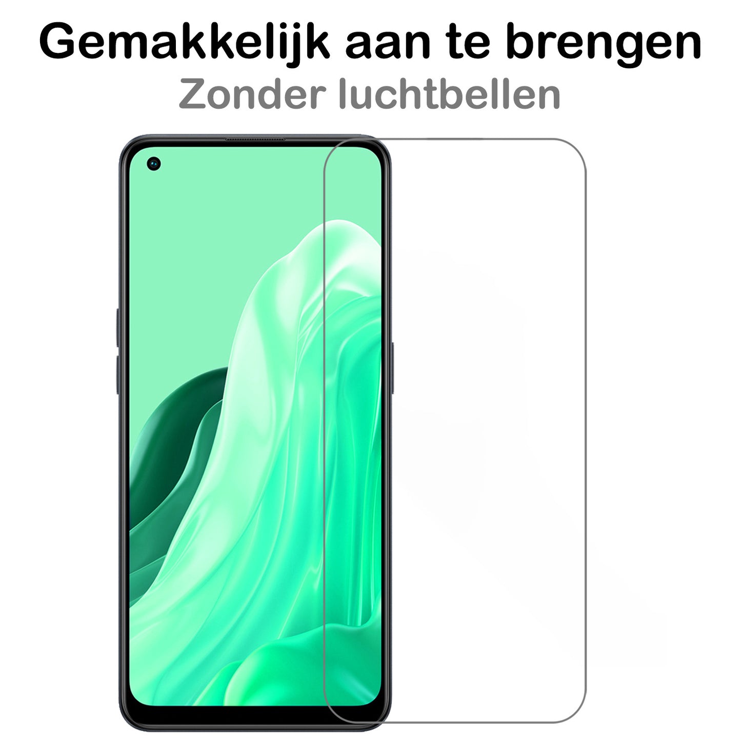 OPPO Reno 7 Screenprotector Tempered Glass