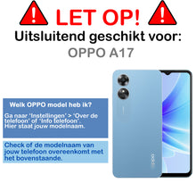 OPPO A17 Screenprotector Gehard Glas - Anti-kras