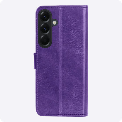 Samsung A37 Hoesje Bookcase Cover met Kaarthouder - Paars