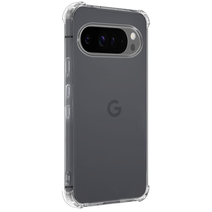 Google Pixel 9 Pro XL Hoesje Shockproof Backcover Siliconen - Transparant