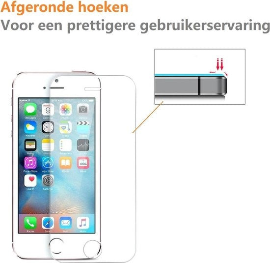 Screenprotector Geschikt voor iPhone 5 Screen Protector Screen Cover