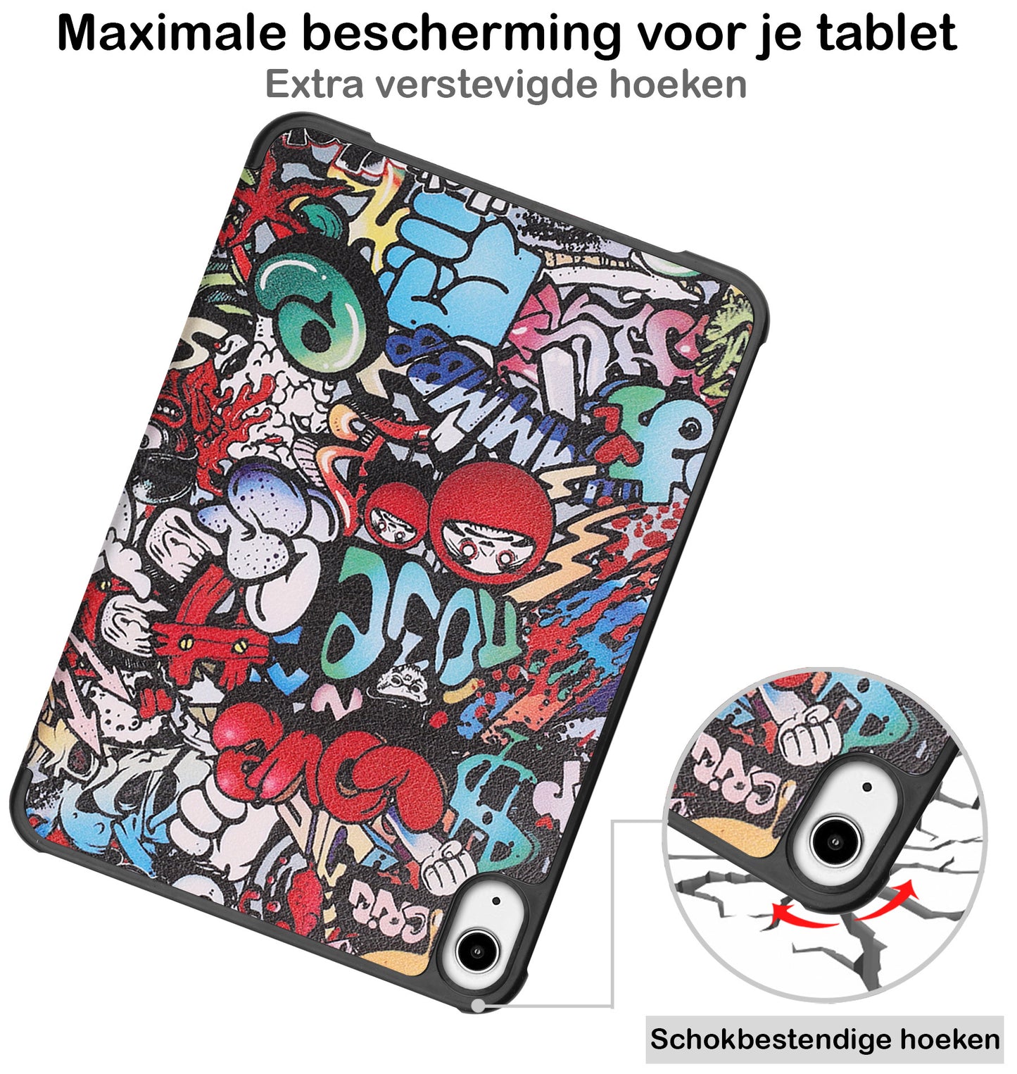 iPad Mini 6 Hoesje Book Case - Graffity