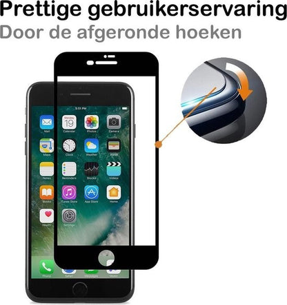 iPhone 7/8 Screenprotector Gehard Glas - Full Screen