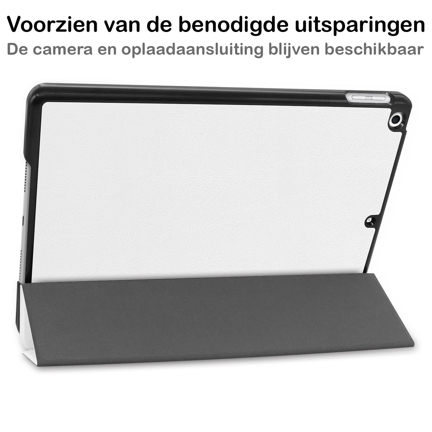 iPad 10.2 2021 Hoesje Book Case - Wit