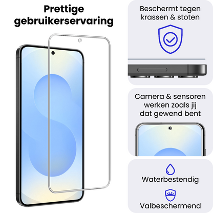 Samsung S25 FE Screenprotector Gehard Glas - Anti-kras