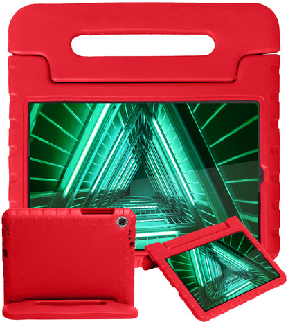 Lenovo Tab M10 FHD Plus 2nd Gen Hoesje Kids Cover Bumper - Rood