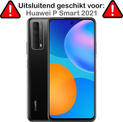 Huawei P smart 2021 Hoesje Siliconen Backcover Lichtgewicht - Transparant