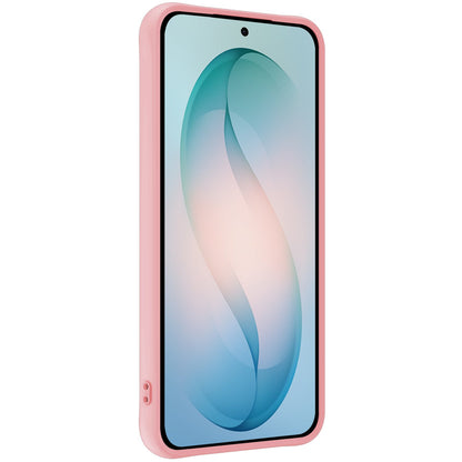 Samsung S26 Hoesje Siliconen Backcover Lichtgewicht - Lichtroze