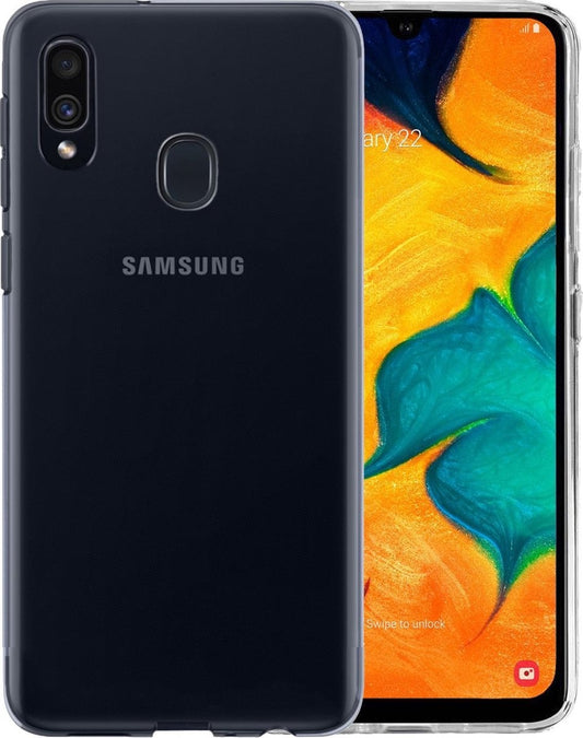 Samsung A30 Hoesje Siliconen - Transparant