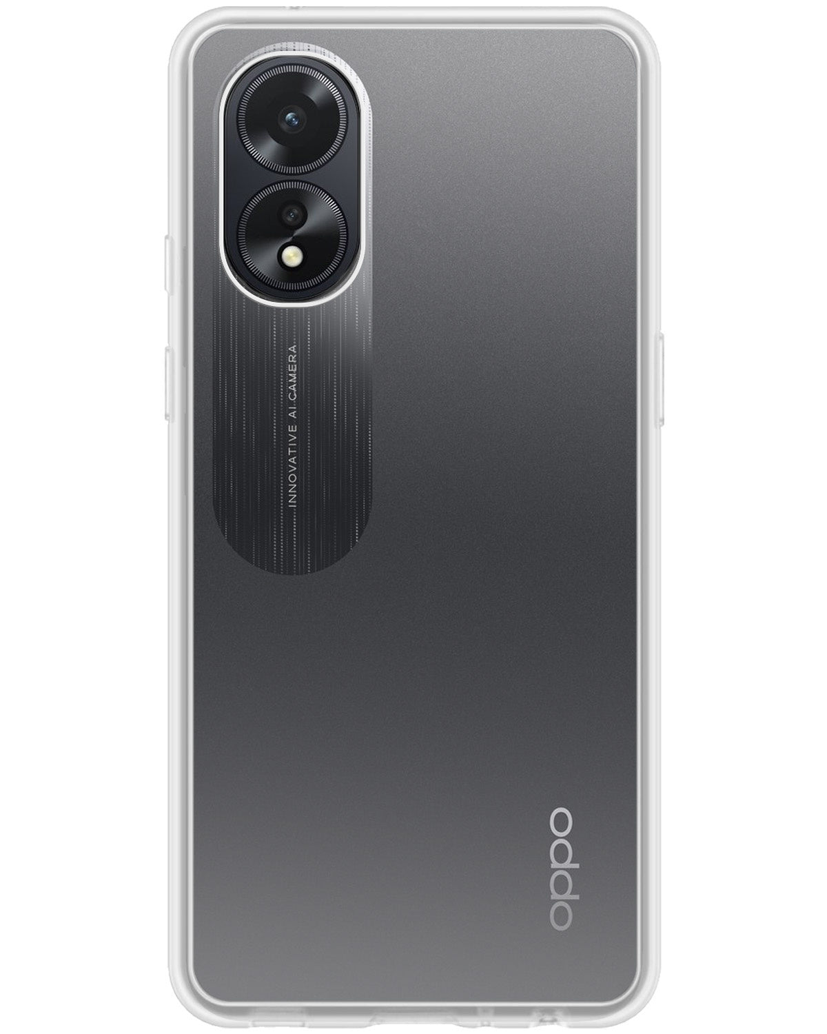 OPPO A18 Hoesje Siliconen - Transparant