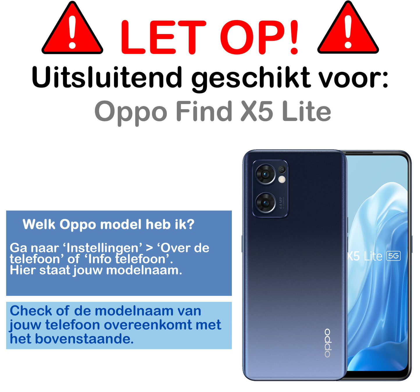 OPPO Find X5 Lite Hoesje Siliconen - Wit